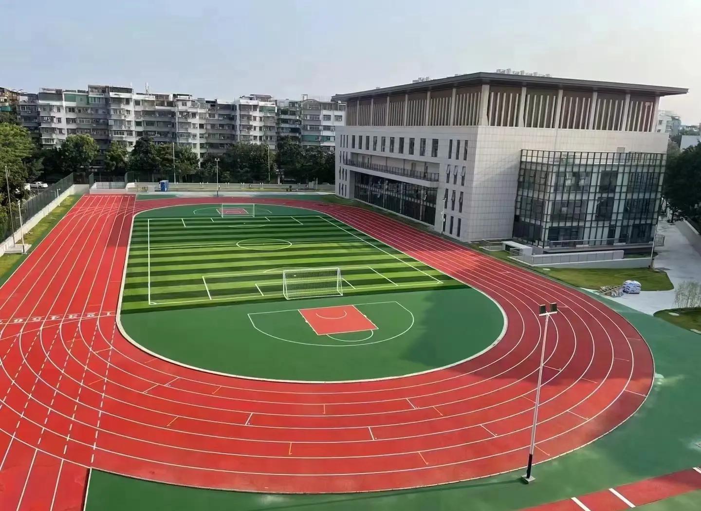 商洛市人造草坪塑胶篮球场 - 厂家